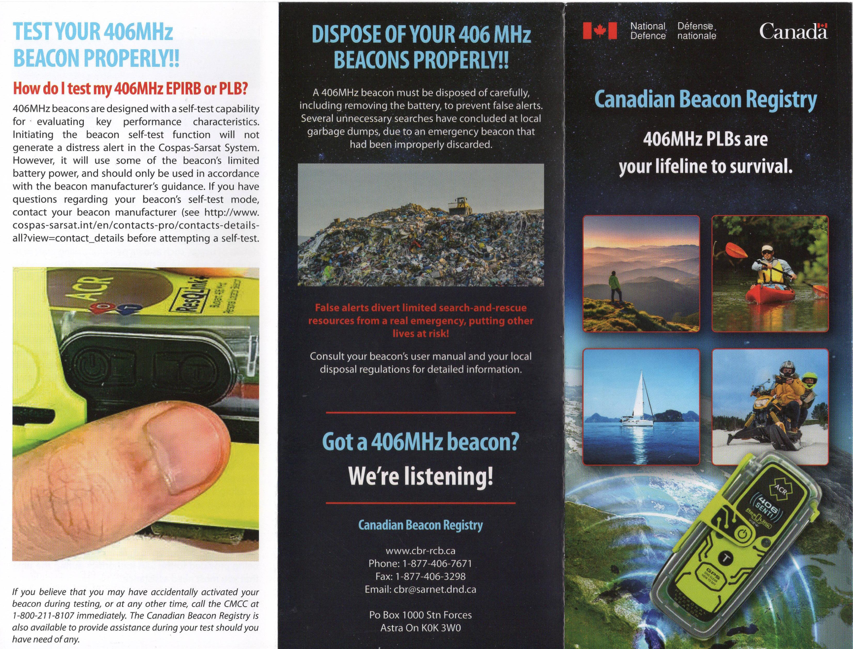 406MHz Emergency Distress Beacons page 1